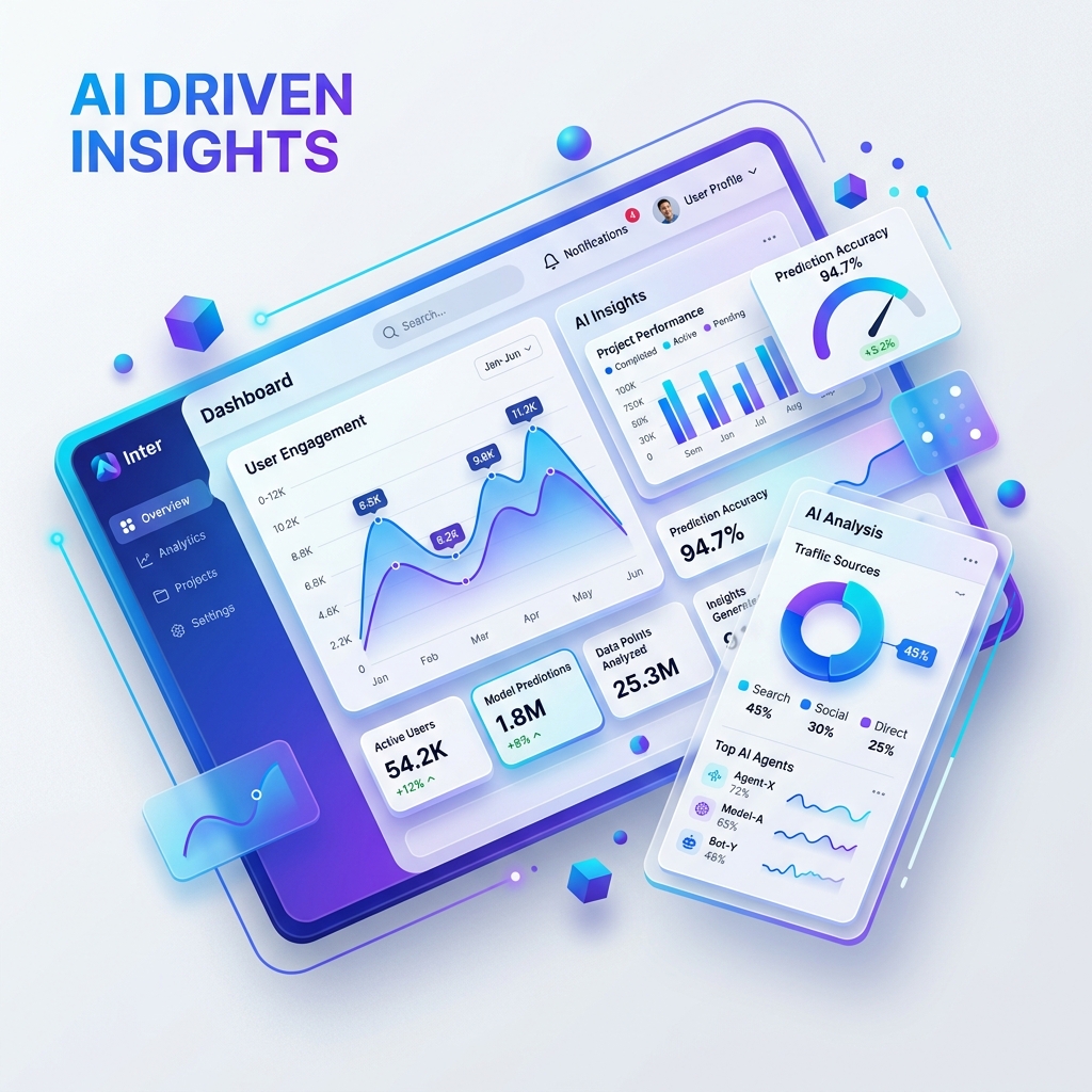 AI Company Website Mockup
